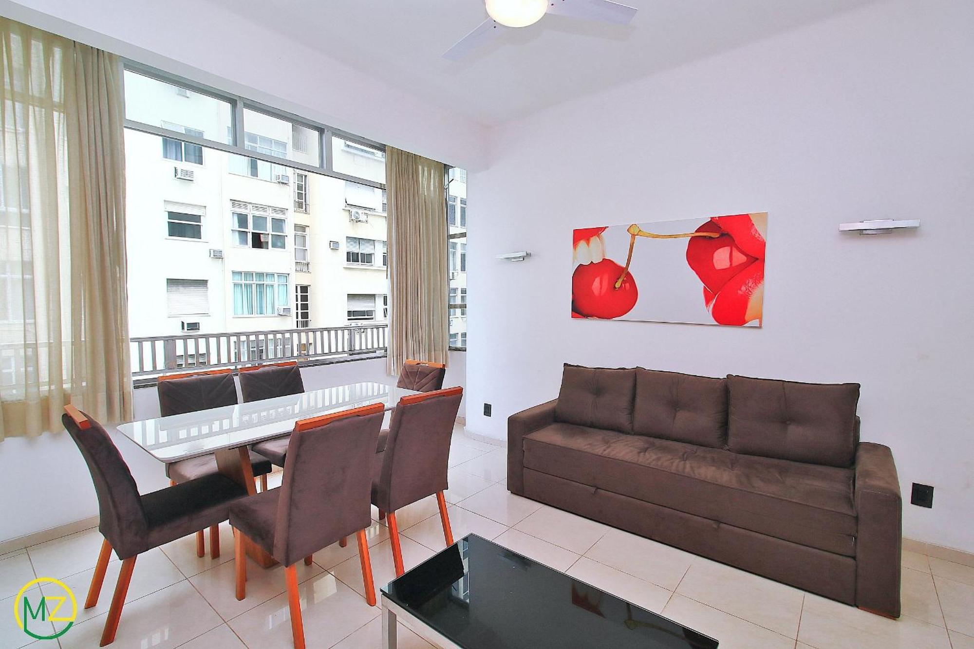 Apartamento moderno de 3 quartos com vista mar para 7 pessoas em Copacabana! Rio de Janeiro Exterior foto
