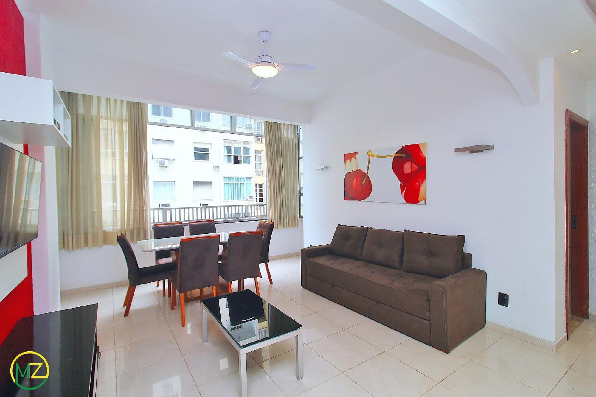 Apartamento moderno de 3 quartos com vista mar para 7 pessoas em Copacabana! Rio de Janeiro Exterior foto