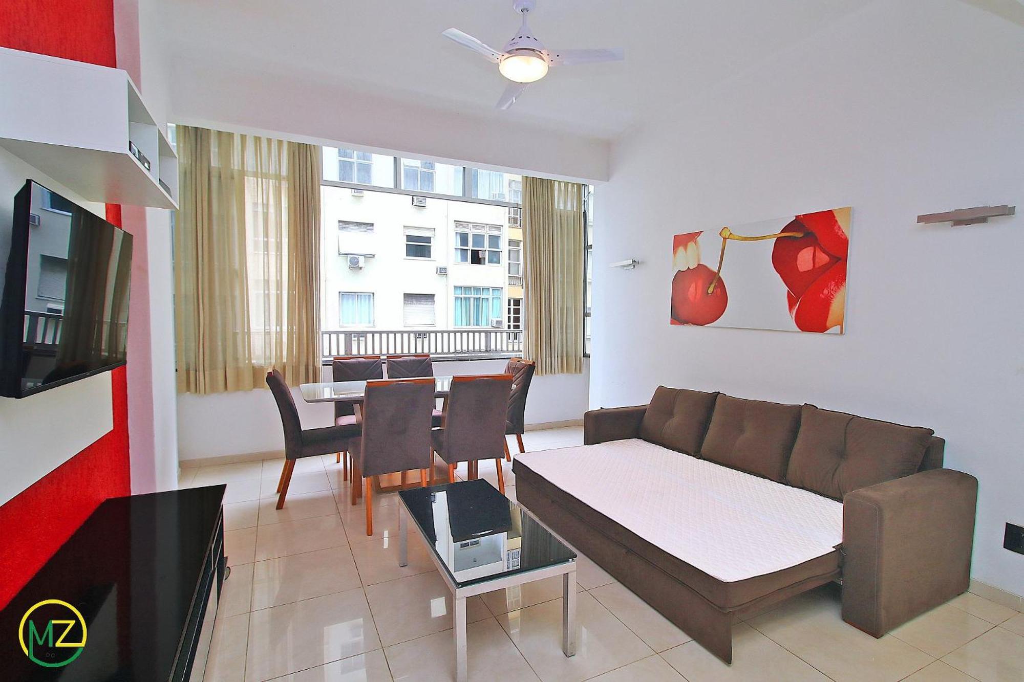 Apartamento moderno de 3 quartos com vista mar para 7 pessoas em Copacabana! Rio de Janeiro Exterior foto