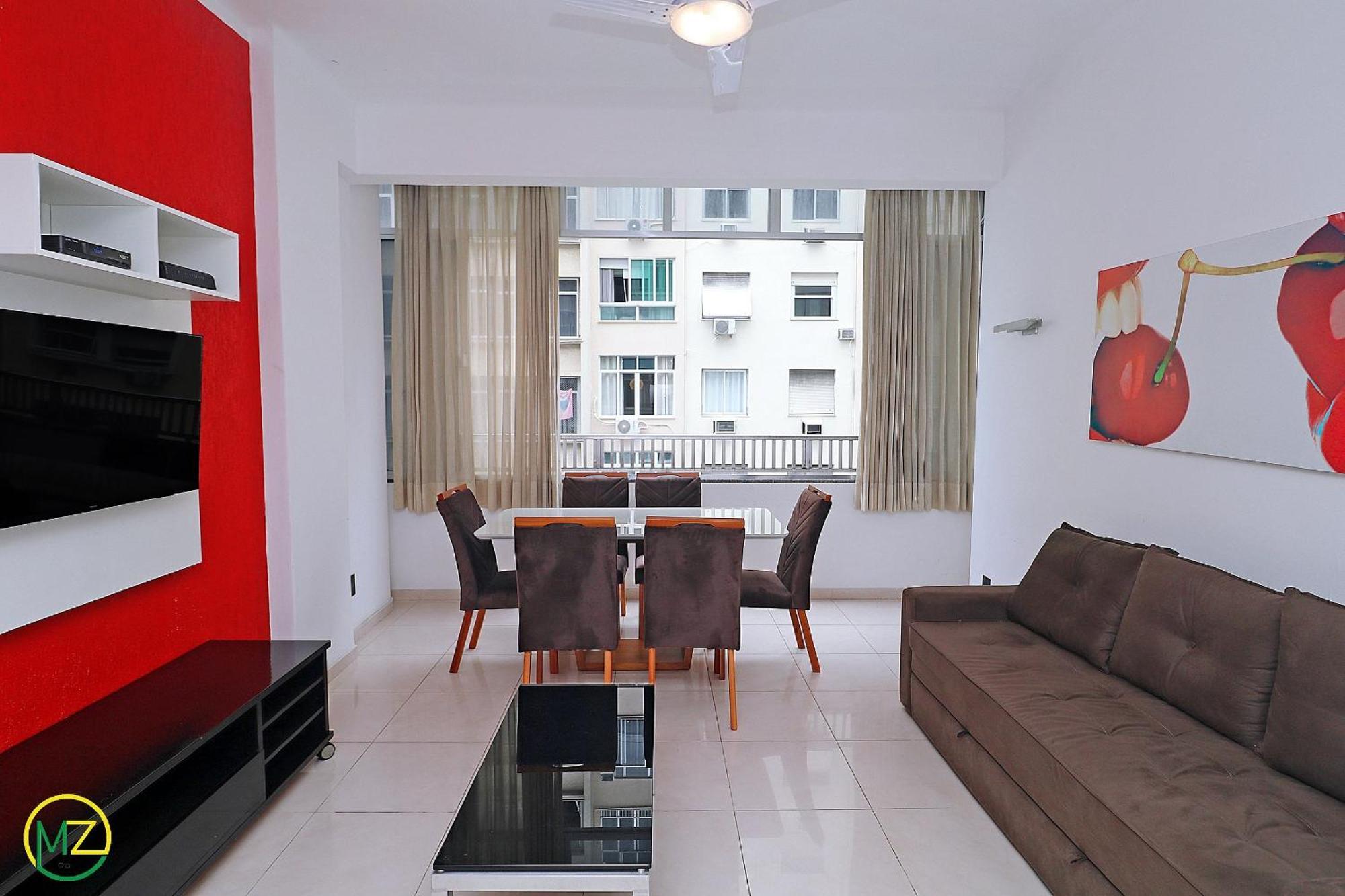 Apartamento moderno de 3 quartos com vista mar para 7 pessoas em Copacabana! Rio de Janeiro Exterior foto